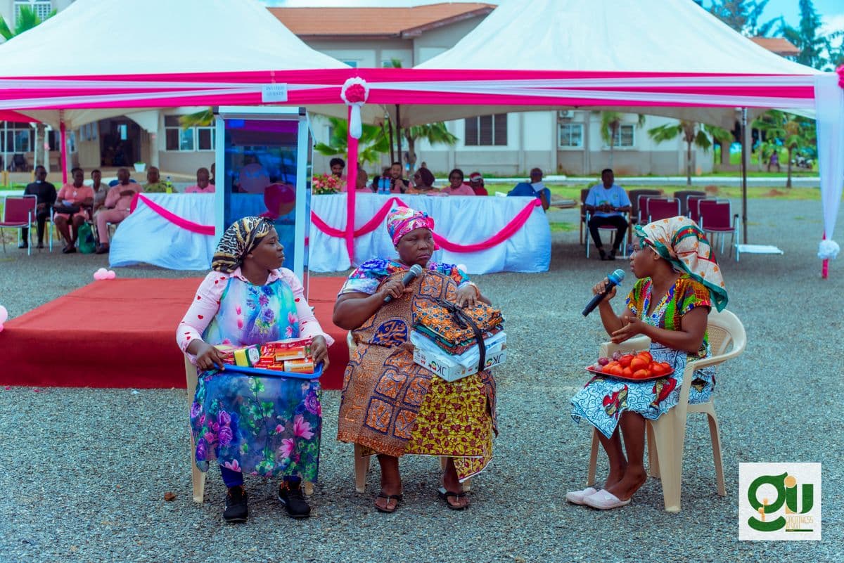 GIU breast cancer awareness campaign event in the Volta Region of Ghana