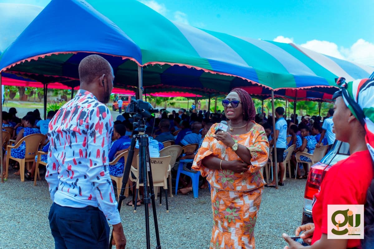 GIU breast cancer awareness campaign event in the Volta Region of Ghana