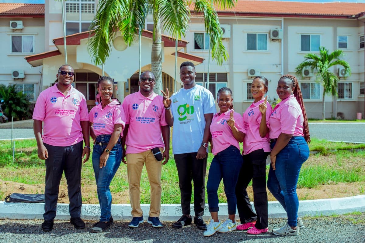 GIU breast cancer awareness campaign event in the Volta Region of Ghana