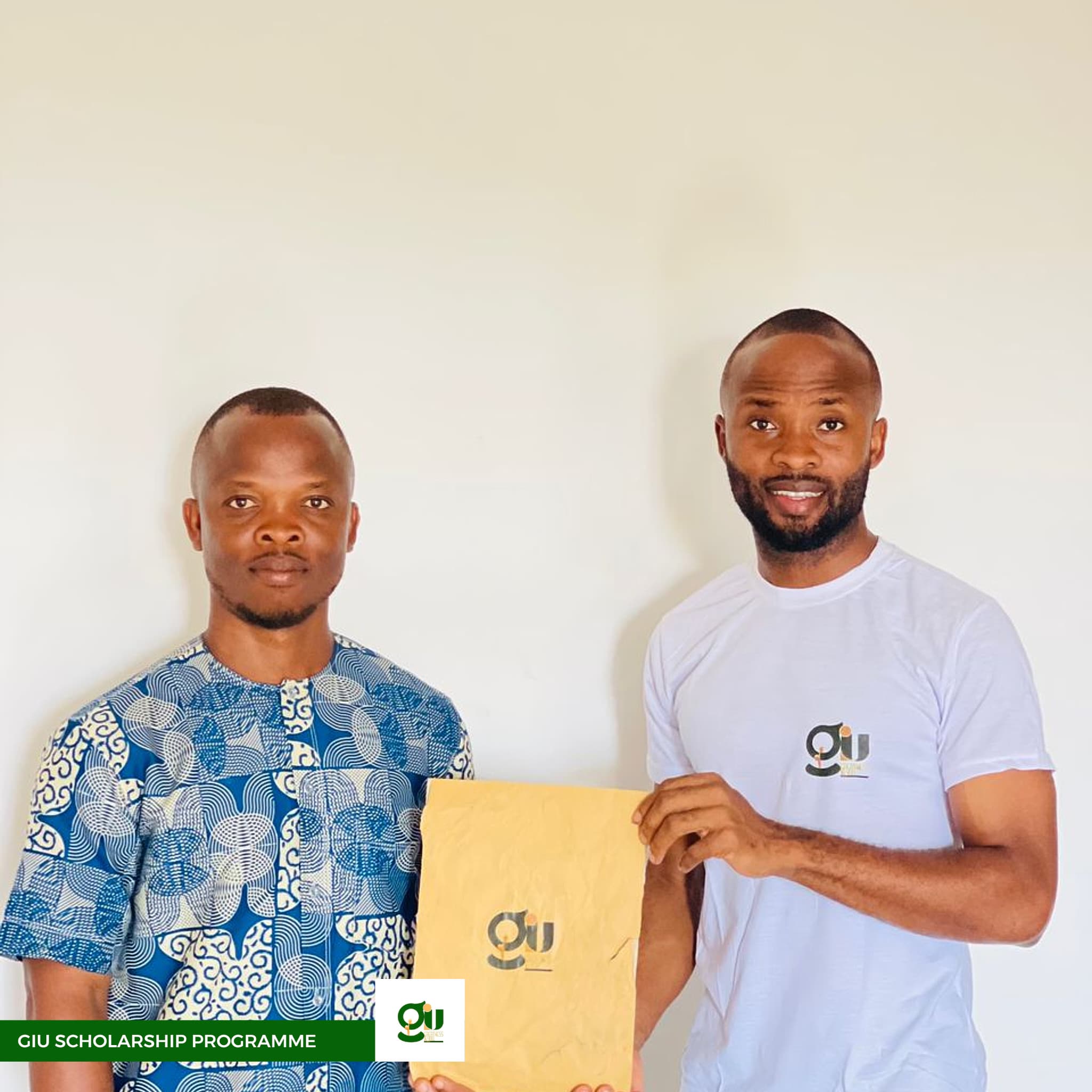 Eben, GIU scholarship recipient